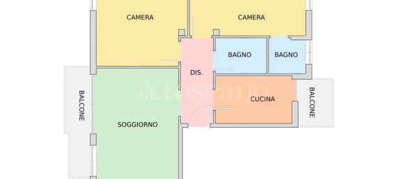 3 rooms Apartment in Como, Italy No. 261049 5