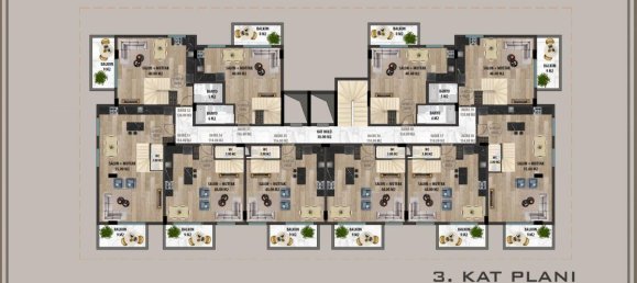 2 rooms Apartment in Konakli, Turkey No. 29936 3