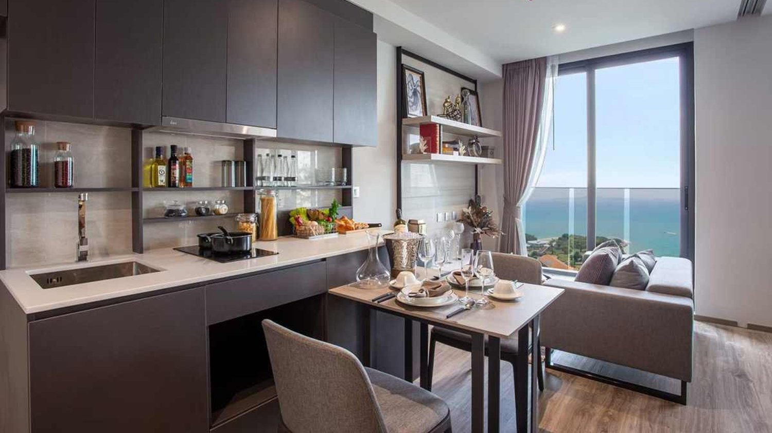 شقة 2 غرف نوم  في Andromeda Condominium Pattaya, Thailand رقم 28689