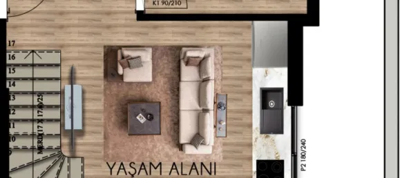 Apartment 2+1 in Aksu, Turkey No. 33270 18