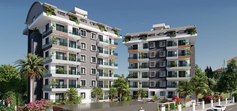 Wohnung 1+1 in Gazipasa, Turkey, Nr. 31268