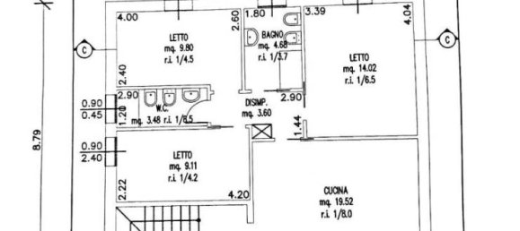 Villa de 8 divisões em Forlì, Italy N.º 35975 11