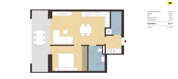 2 rooms Apartment in Dornbirn, Austria No. 158929 3