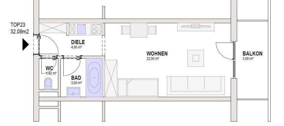 Studio à Innsbruck-Stadt, Austria No. 206523 20