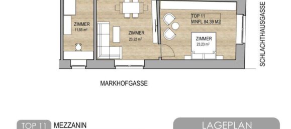 3 rooms Apartment in Vienna, Austria No. 183126 15