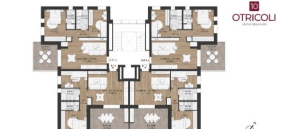 3-salle Penthouse à Rome, Italy No. 10070 26