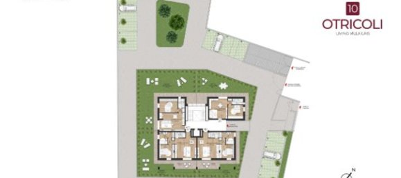 3-salle Penthouse à Rome, Italy No. 10070 41