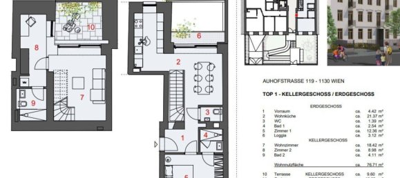 3 rooms Duplex in Hietzing, Austria No. 231703 15