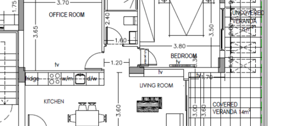 Недвижимость с 2 спальнями в Омония, Кипр № 4468 8
