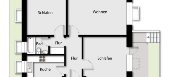 2 chambres Appartement à Nordfriesland, Germany No. 79900 10