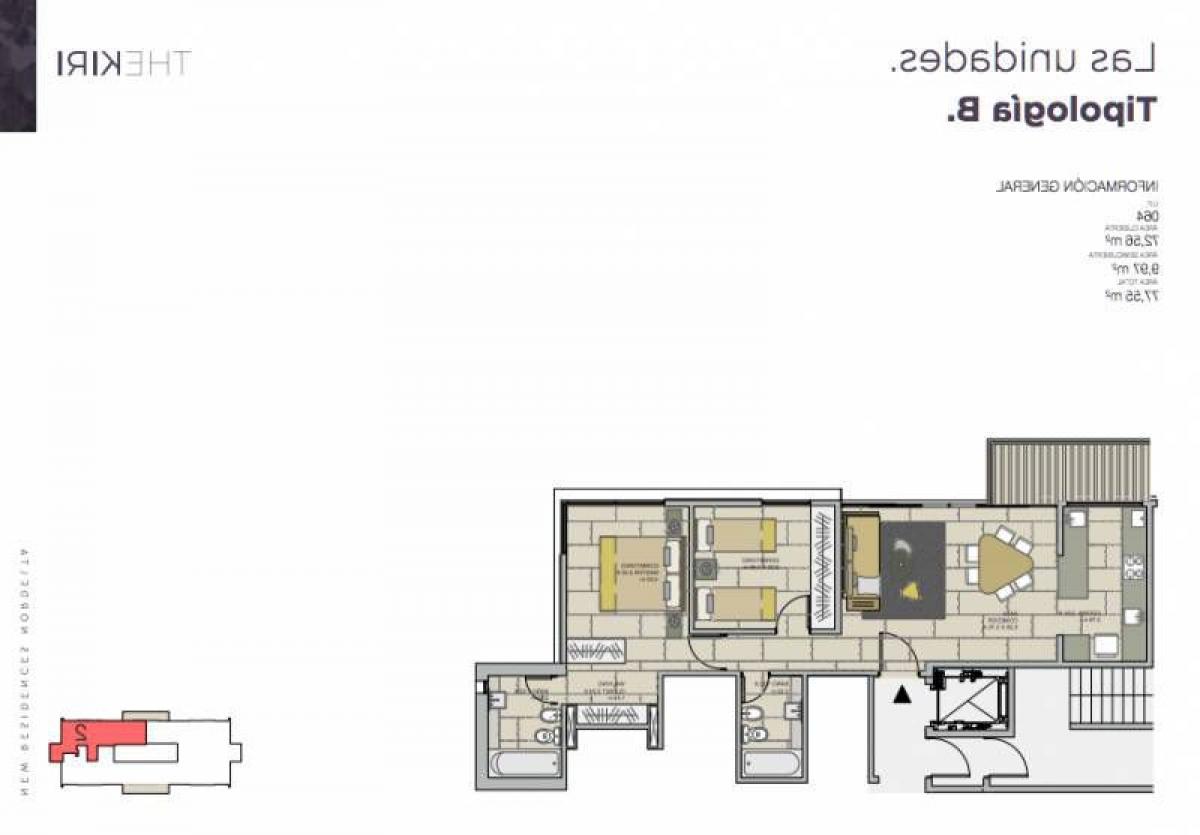 2 Schlafzimmer Wohnung in Tigre, Argentina, Nr. 57646