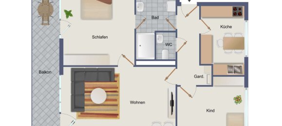 2 bedrooms Apartment in Freudenstadt, Germany No. 64003 12