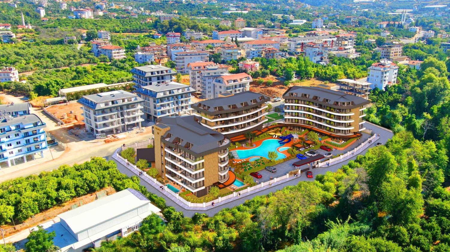 Apartment 2+1 in Oba, Turkey No. 13084