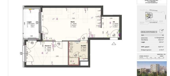 2 rooms Apartment in Vienna, Austria No. 129296 6