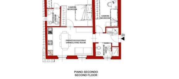 3 rooms Apartment in Casciana Terme Lari, Italy No. 221562 14