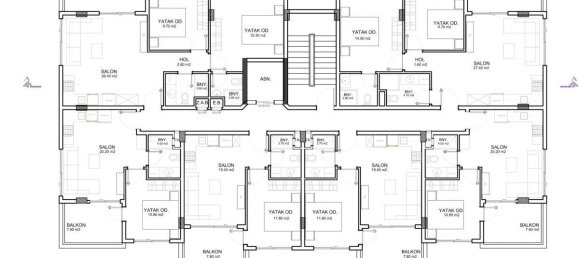 2-salle Appartement à Kargicak, Turkey No. 10152 28