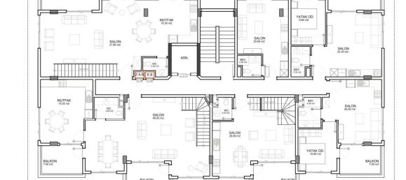2-salle Appartement à Kargicak, Turkey No. 10152 29