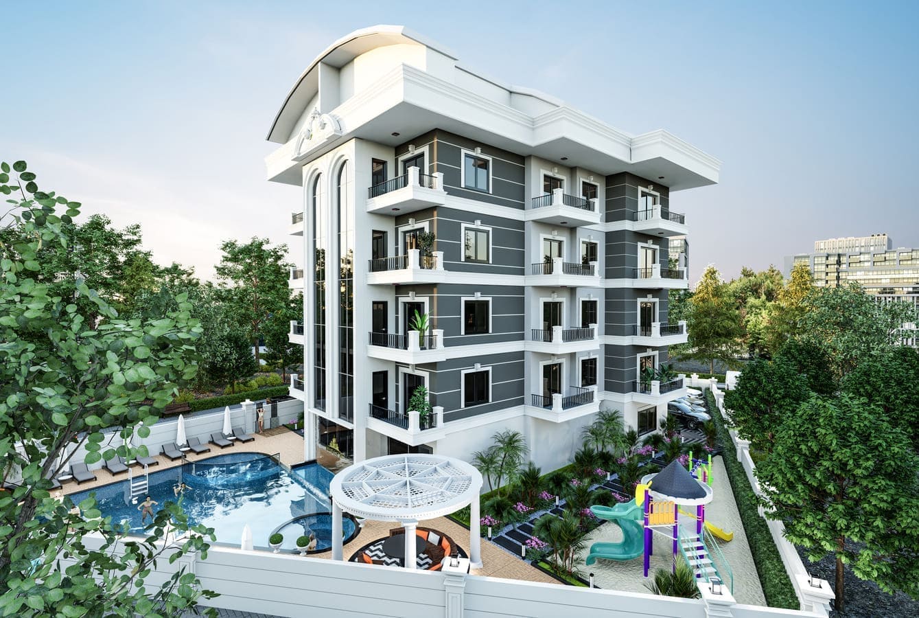 Apartamento 1+1 em Oba, Turkey N.º 10759
