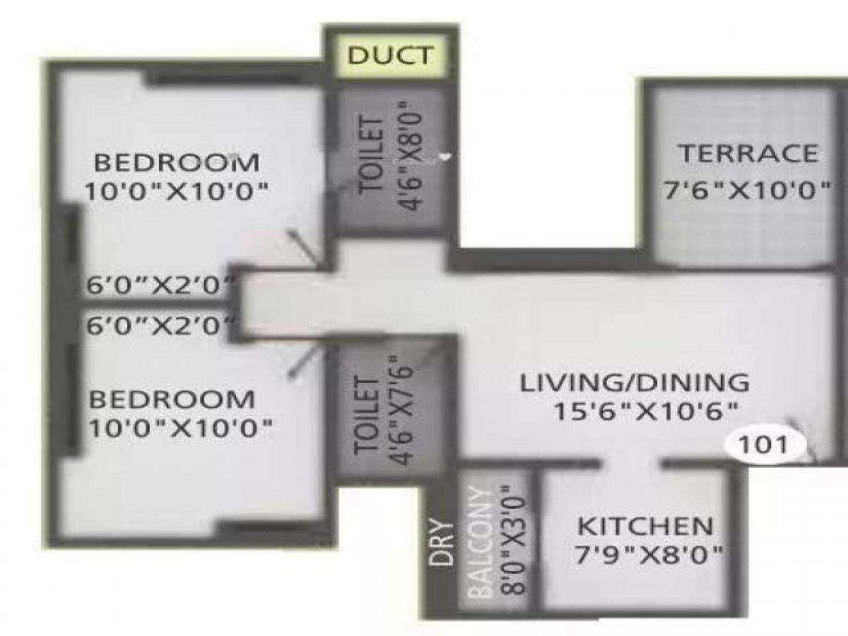 2 Schlafzimmer Haus in Pune, India, Nr. 46148