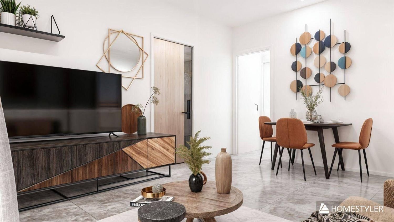 Квартира с 2 комнатами в Рим, Италия № 297144