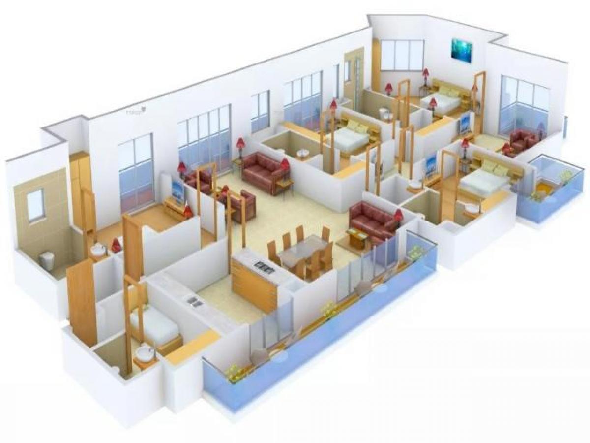 4 bedrooms House in Gurgaon, India No. 42412