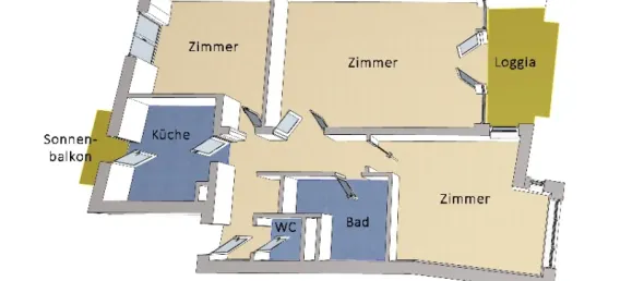 Apartamento de 3 habitaciónes en Adlershof, Germany No. 59875 10