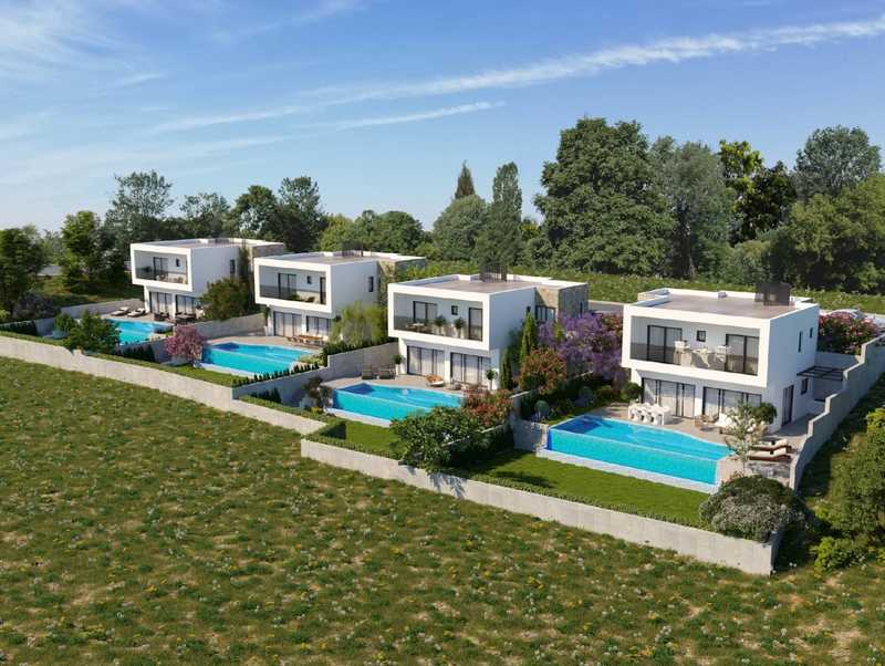 Вилла с 4 спальнями в Пейя, Кипр № 18230