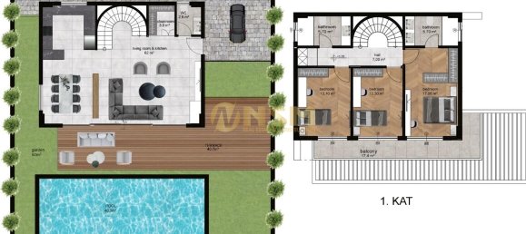Apartment 3+1 in Alanya, Turkey No. 3721 16
