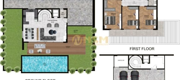 Apartment 3+1 in Alanya, Turkey No. 3721 13