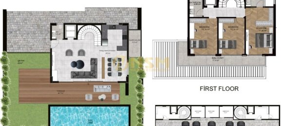 Apartment 3+1 in Alanya, Turkey No. 3721 14