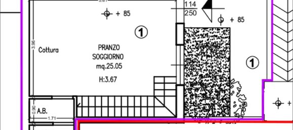 4 rooms Duplex in Florence, Italy No. 37810 12