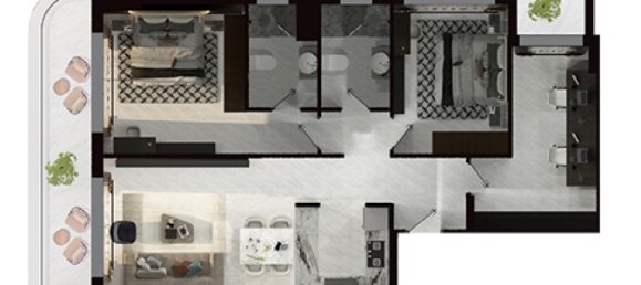 2 bedrooms Apartment in Arjan, UAE No. 13372 2