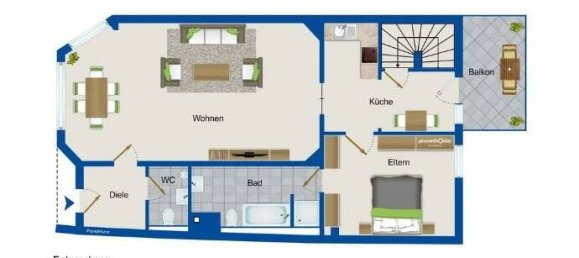 3-salle Appartement à Remscheid, Germany No. 39341 13