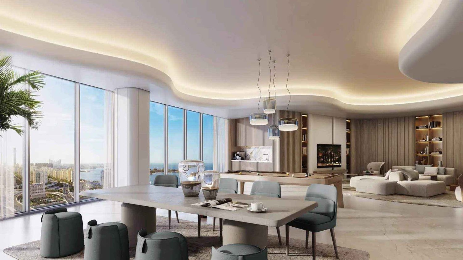 Apartamento T1 em 555 Park Views, Jumeirah Village Triangle, UAE N.º 117353