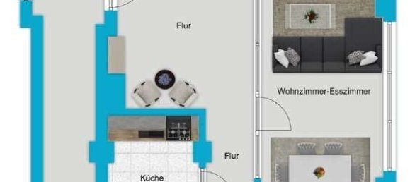 2 غرف نوم شقة في Dusseldorf, Germany رقم 36848 8