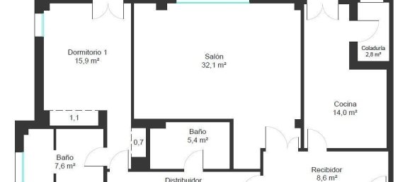 Квартира с 3 спальнями в Пальма-де-Майорка, Испания № 188752 9
