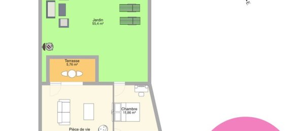 1 غرف نوم شقة في Maxeville, France رقم 224659 10