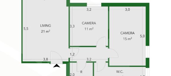 Квартира с 3 комнатами в Понсакко, Италия № 22072 15