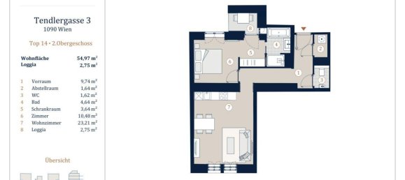 Apartamento de 2 habitaciónes en Alsergrund, Austria No. 207131 7