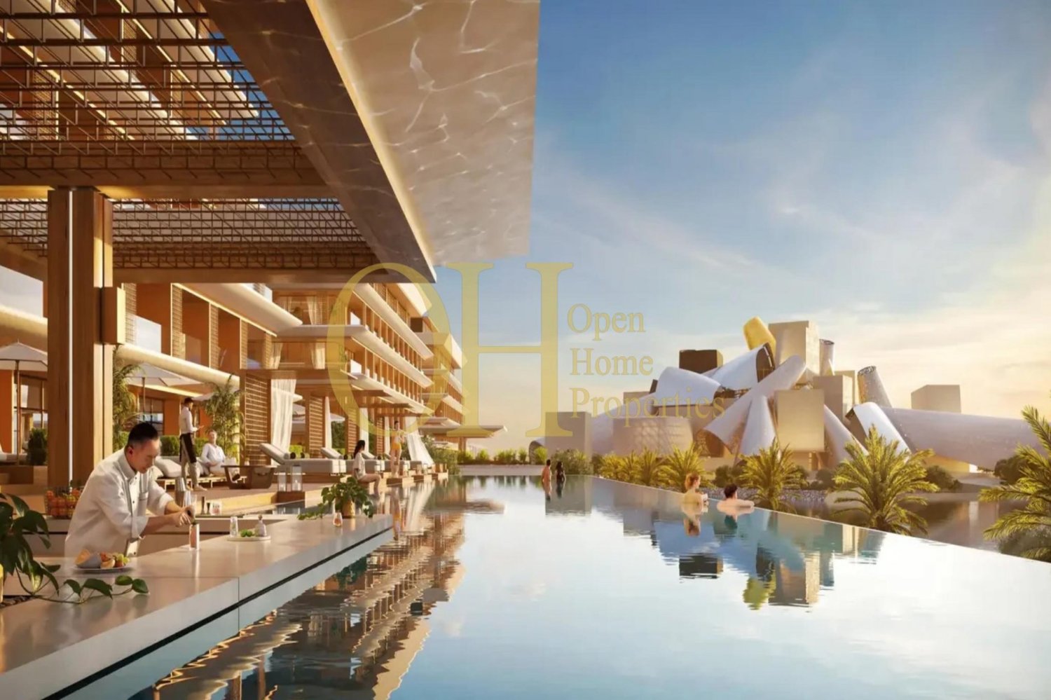 Apartamento de 2 dormitorios en Saadiyat Island, UAE No. 44694