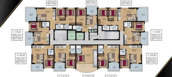 Appartement 1+1 à Alanya, Turkey No. 1499 5