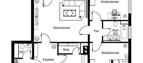 Apartamento de 3 divisões em Mainz, Germany N.º 57860 11