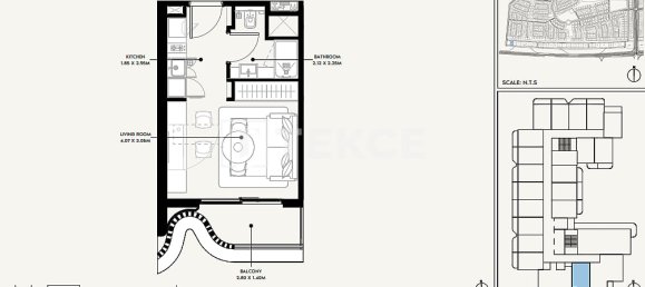 Apartamento T1 em Dubai, UAE N.º 203444 15