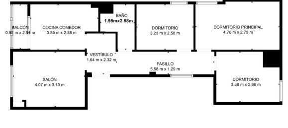 Apartamento de 3 dormitorios en Gijón, Spain No. 169895 2