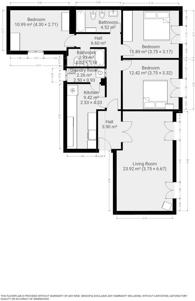 Apartamento T3 em Cuevas del Almanzora, Spain N.º 166973