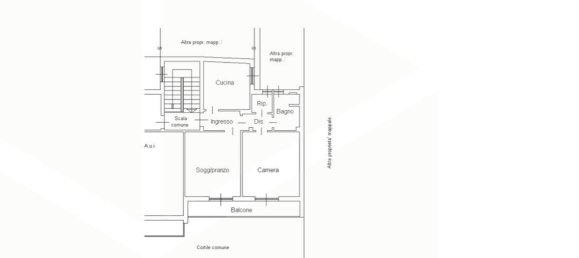 Apartamento de 2 divisões em Parabiago, Italy N.º 28726 11