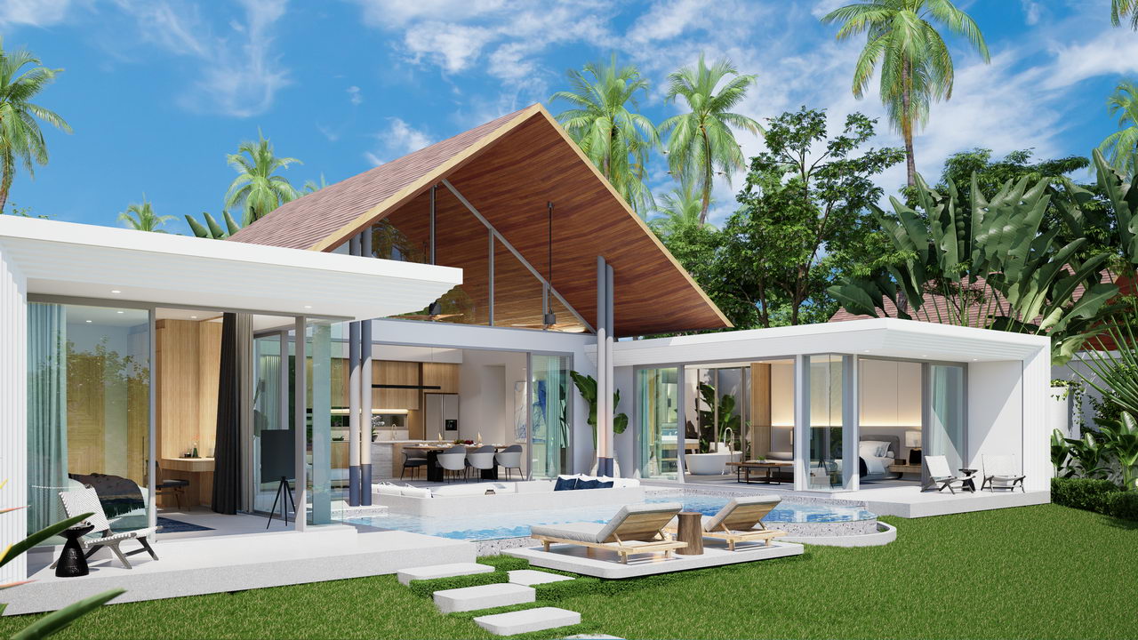 3 Schlafzimmer Villa in Louvre Villa, Phuket, Thailand, Nr. 29475