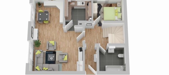 2 chambres Appartement à Freiburg im Breisgau, Germany No. 224547 6