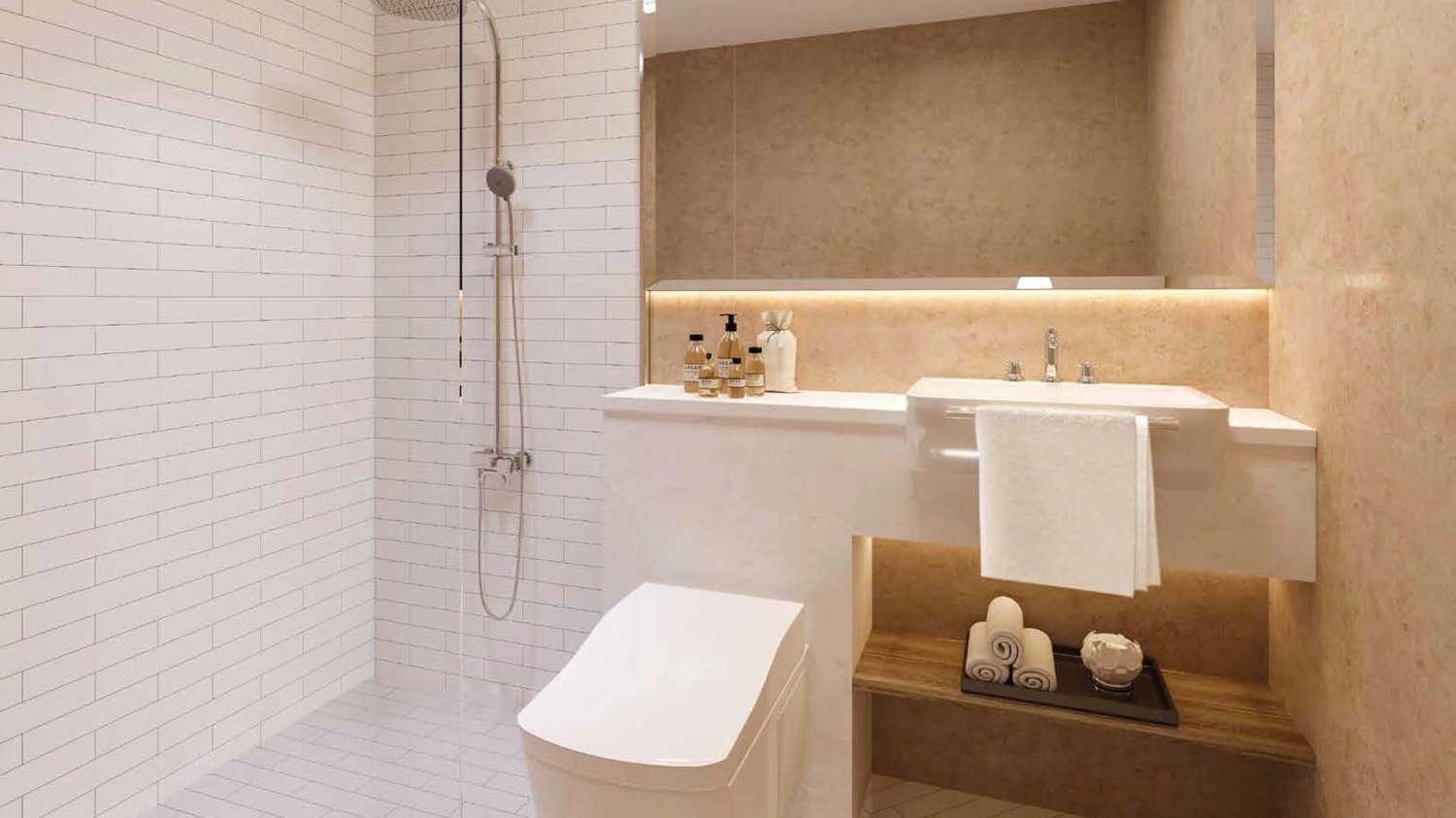 1 Schlafzimmer Wohnung in BEACH OASIS, Dubai Studio City, UAE, Nr. 59698