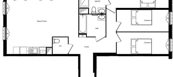 3 bedrooms Apartment in Compiegne, France No. 71421 3